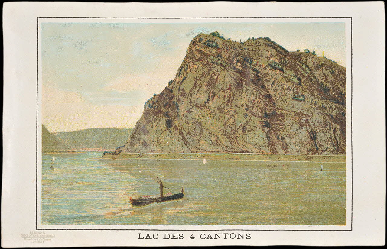 Edition de la Chocolaterie d'Aiguebelle carte réclame chromo Rhône-Alpes, France 1883-1900 1996.40.374.4 Photo