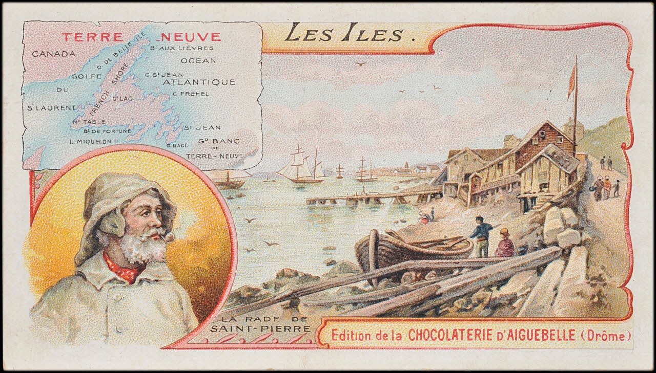 Edition de la Chocolaterie d'Aiguebelle carte réclame chromo Rhône-Alpes, France 1900-1919 1996.40.375.11 Photo (c) Mucem