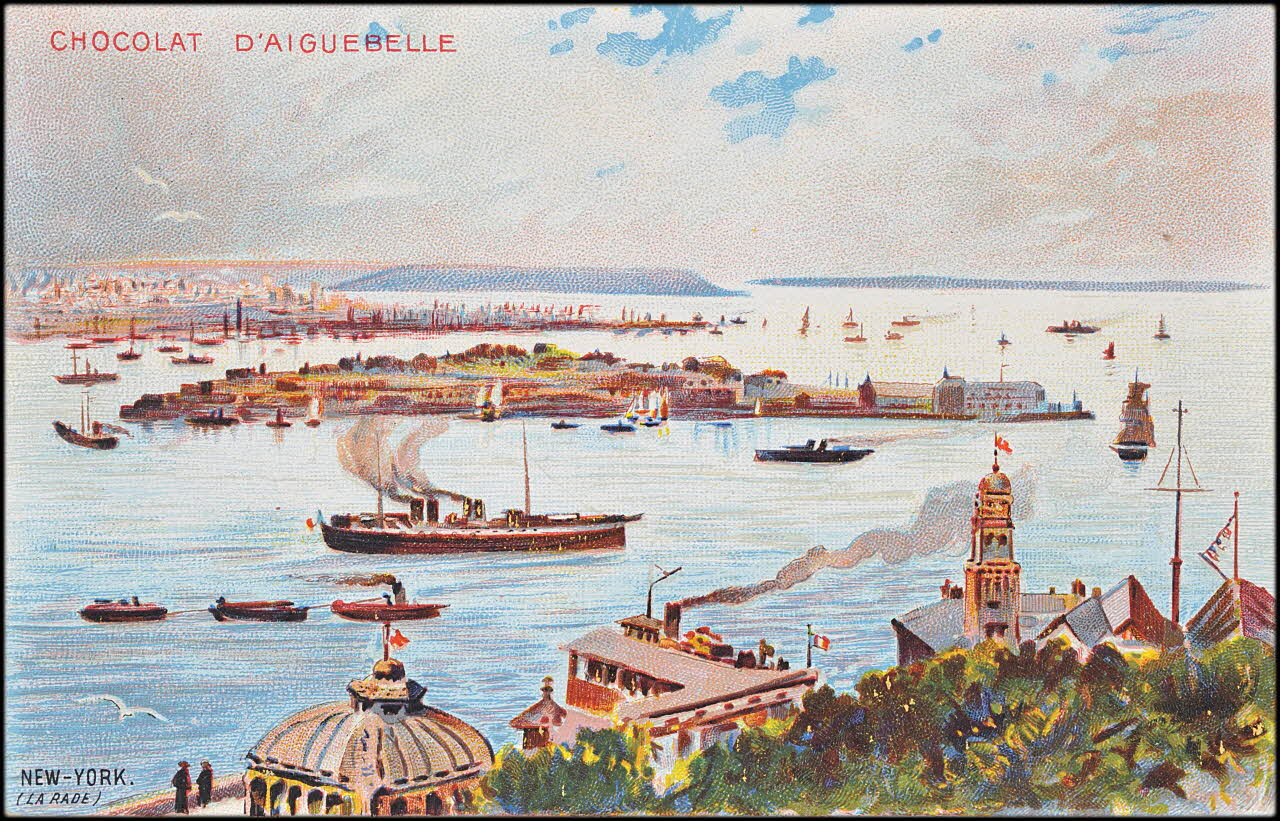 Edition de la Chocolaterie d'Aiguebelle carte réclame chromo Rhône-Alpes, France 1900-1919 1996.40.376.12 Photo