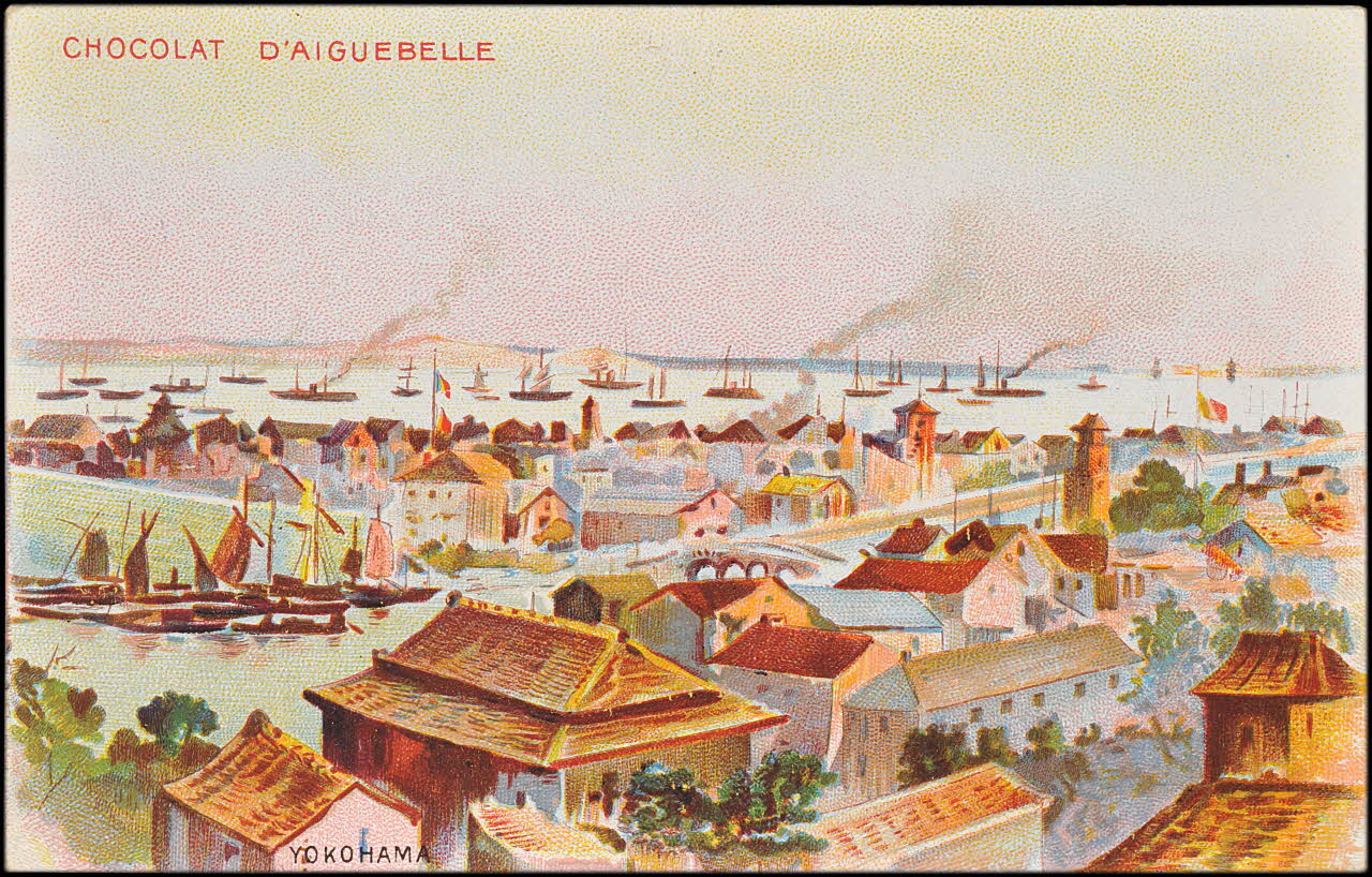 Edition de la Chocolaterie d'Aiguebelle carte réclame chromo Rhône-Alpes, France 1900-1919 1996.40.376.19 Photo