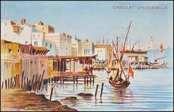 Edition de la Chocolaterie d'Aiguebelle carte réclame chromo Rhône-Alpes, France 1900-1919 1996.40.376.2 Photo Mucem
