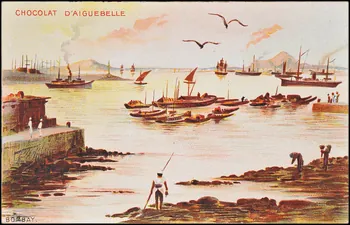 Edition de la Chocolaterie d'Aiguebelle carte réclame chromo Rhône-Alpes, France 1900-1919 1996.40.376.5 Photo