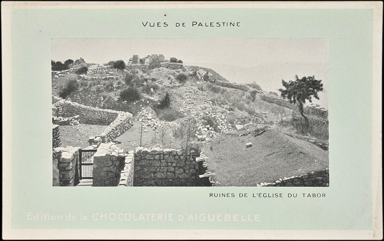 Edition de la Chocolaterie d'Aiguebelle carte postale publicitaire chromo Rhône-Alpes, France 1900-1919 1996.40.380.12 Photo