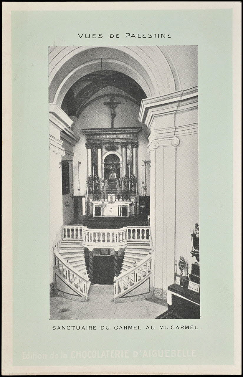 Edition de la Chocolaterie d'Aiguebelle carte postale publicitaire chromo Rhône-Alpes, France 1900-1919 1996.40.380.14 Photo