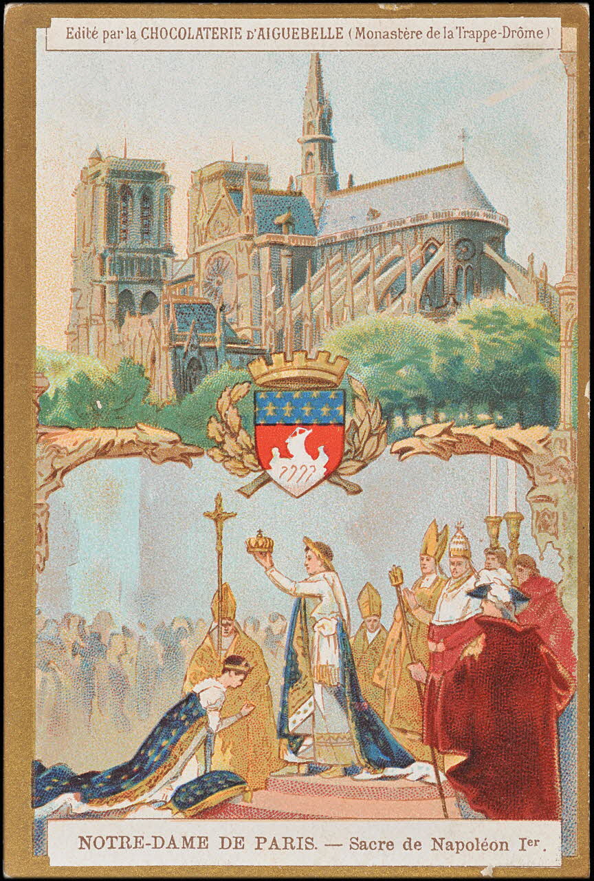 Edition de la Chocolaterie d'Aiguebelle carte réclame chromo France 1900-1919 1996.40.382.4 Photo