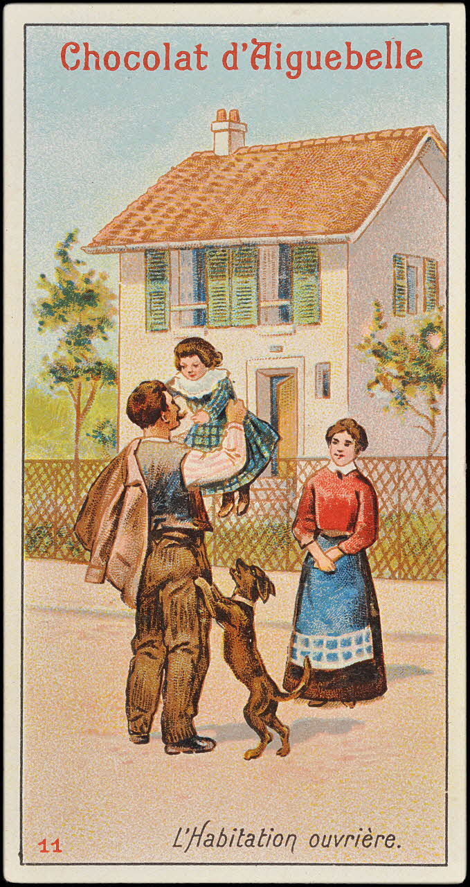 Edition de la Chocolaterie d'Aiguebelle carte réclame chromo 1883-1900 1996.40.383.11 Photo