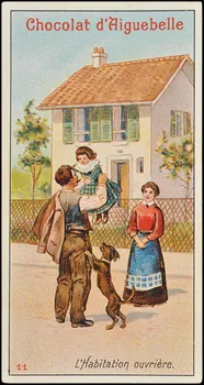 Edition de la Chocolaterie d'Aiguebelle carte réclame chromo 1883-1900 1996.40.383.11 Photo