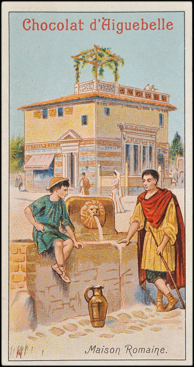 Edition de la Chocolaterie d'Aiguebelle carte réclame chromo 1883-1900 1996.40.383.4 Photo