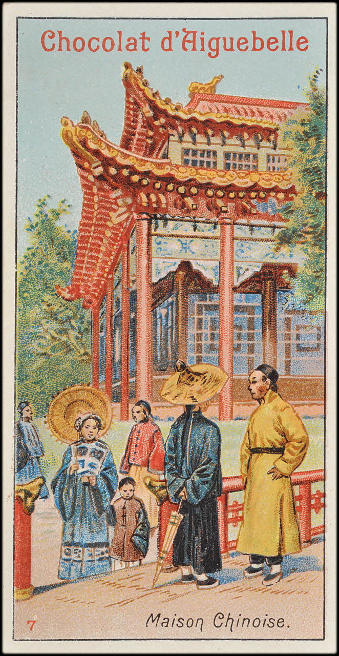 Edition de la Chocolaterie d'Aiguebelle carte réclame chromo 1883-1900 1996.40.383.7 Photo