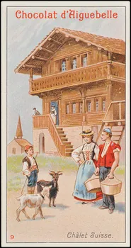 Edition de la Chocolaterie d'Aiguebelle carte réclame chromo 1883-1900 1996.40.383.9 Photo