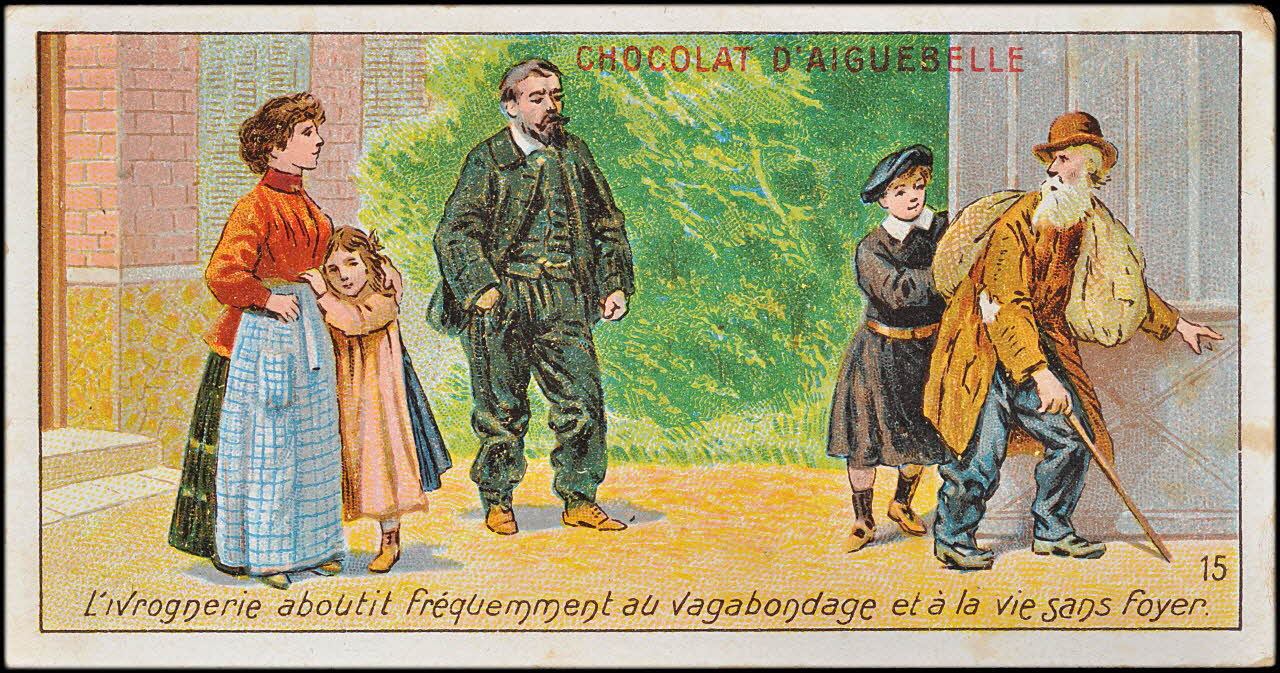 Edition de la Chocolaterie d'Aiguebelle carte réclame chromo 1900-1919 1996.40.385.15 Photo