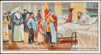 Edition de la Chocolaterie d'Aiguebelle carte réclame chromo 1900-1919 1996.40.385.4 Photo