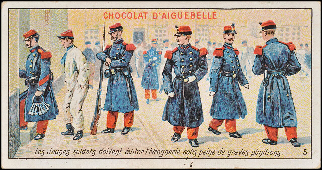 Edition de la Chocolaterie d'Aiguebelle carte réclame chromo 1900-1919 1996.40.385.5 Photo
