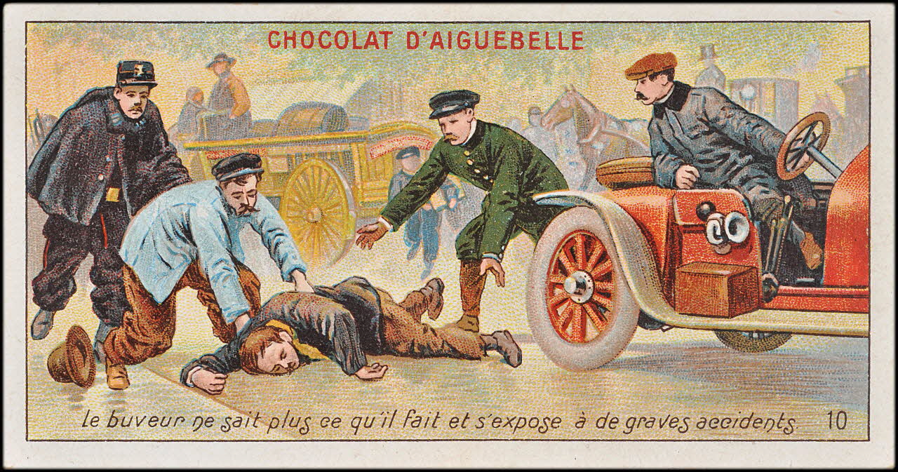Edition de la Chocolaterie d'Aiguebelle carte réclame chromo 1900-1919 1996.40.385.10 Photo