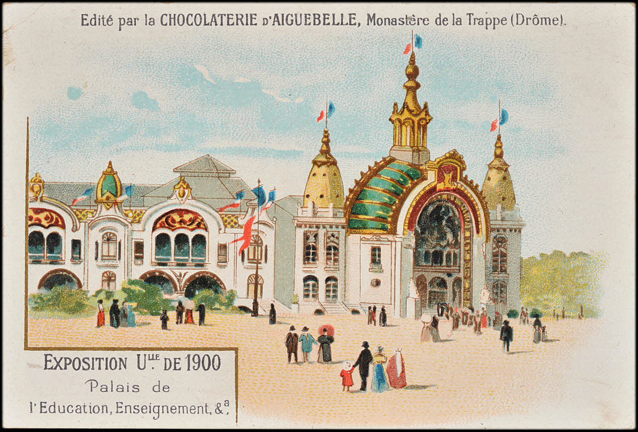 Edition de la Chocolaterie d'Aiguebelle carte réclame chromo 1900-1919 1996.40.386.1 Photo