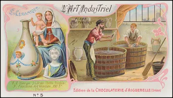 Edition de la Chocolaterie d'Aiguebelle carte réclame chromo 1900-1919 1996.40.387.5 Photo