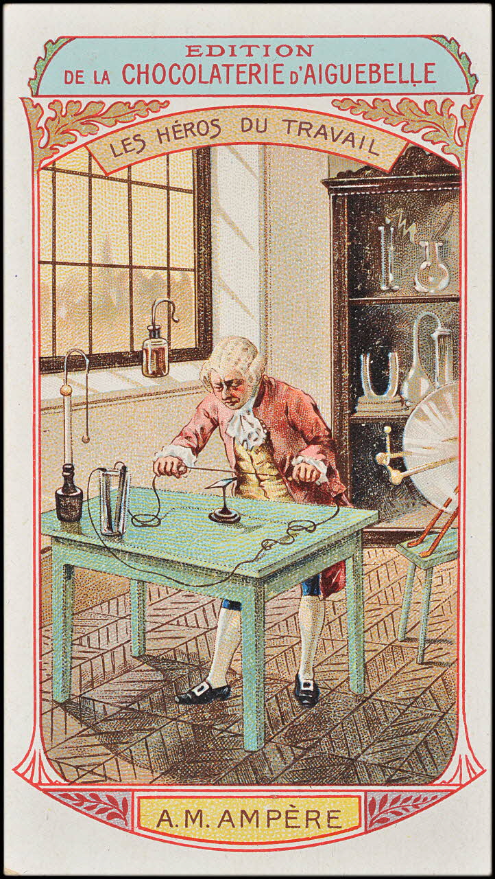 Edition de la Chocolaterie d'Aiguebelle carte réclame chromo 1900-1919 1996.40.390.1 Photo