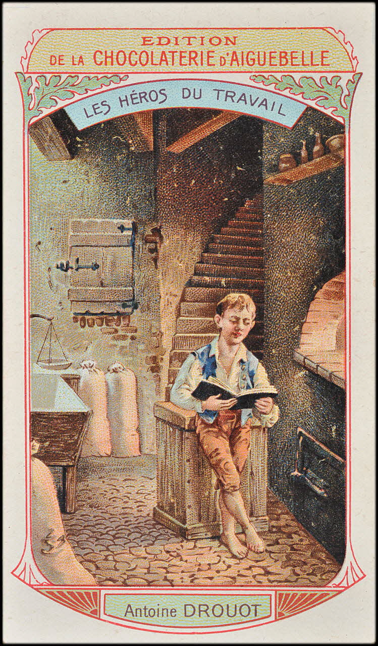 Edition de la Chocolaterie d'Aiguebelle carte réclame chromo 1900-1919 1996.40.390.3 Photo