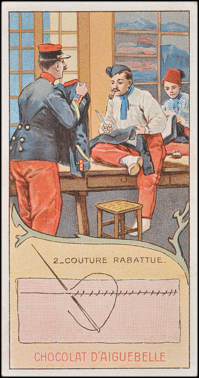 Edition de la Chocolaterie d'Aiguebelle carte réclame chromo 1900-1919 1996.40.391.2 Photo