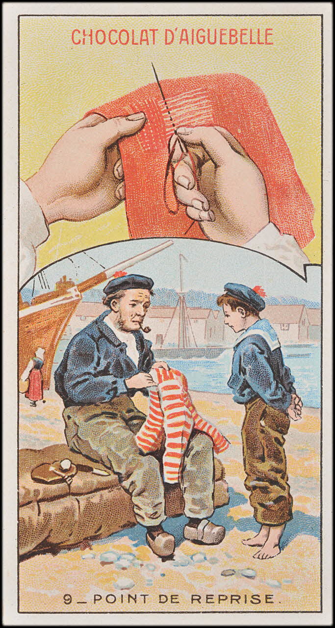 Edition de la Chocolaterie d'Aiguebelle carte réclame chromo 1900-1919 1996.40.391.5 Photo