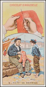 Edition de la Chocolaterie d'Aiguebelle carte réclame chromo 1900-1919 1996.40.391.5  Photo