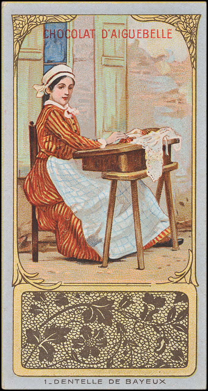 Edition de la Chocolaterie d'Aiguebelle carte réclame chromo 1900-1919 1996.40.392.1 Photo
