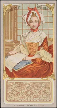 Edition de la Chocolaterie d'Aiguebelle carte réclame chromo 1900-1919 1996.40.392.2 Photo