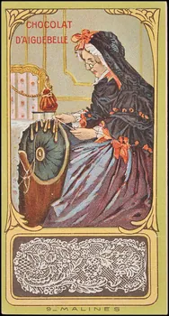 Edition de la Chocolaterie d'Aiguebelle carte réclame chromo 1900-1919 1996.40.392.7  Photo