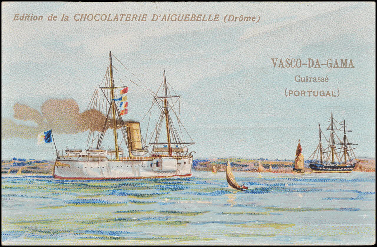 Edition de la Chocolaterie d'Aiguebelle carte réclame chromo 1883-1900 1996.40.398.13 Photo