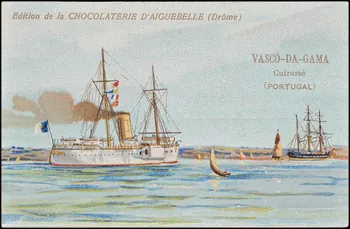 Edition de la Chocolaterie d'Aiguebelle carte réclame chromo 1883-1900 1996.40.398.13  Photo