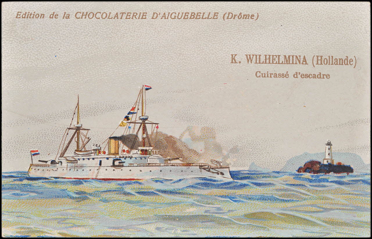 Edition de la Chocolaterie d'Aiguebelle carte réclame chromo 1883-1900 1996.40.398.14 Photo