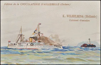 Edition de la Chocolaterie d'Aiguebelle carte réclame chromo 1883-1900 1996.40.398.14  Photo