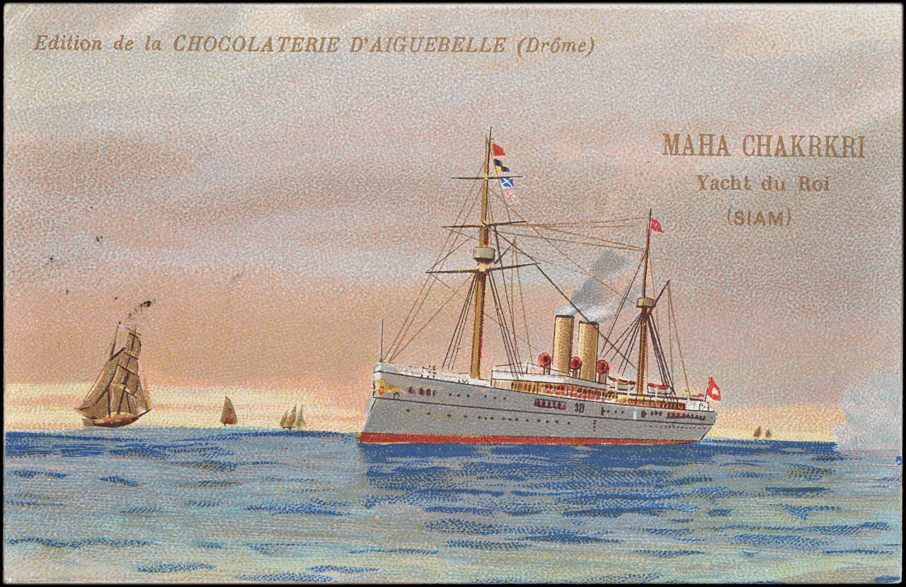 Edition de la Chocolaterie d'Aiguebelle carte réclame chromo 1883-1900 1996.40.398.5 Photo