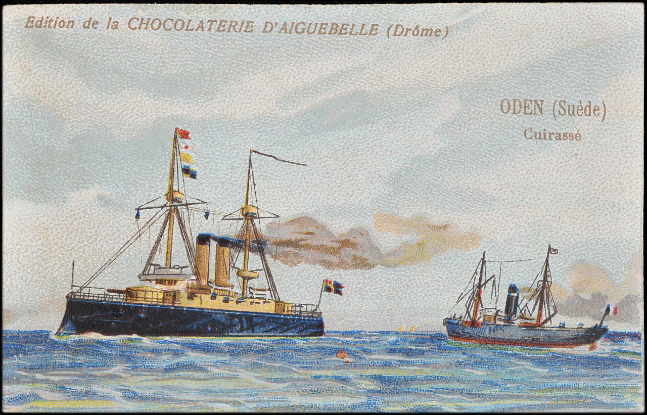 Edition de la Chocolaterie d'Aiguebelle carte réclame chromo 1883-1900 1996.40.398.6 Photo