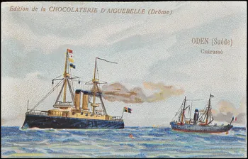Edition de la Chocolaterie d'Aiguebelle carte réclame chromo 1883-1900 1996.40.398.6  Photo