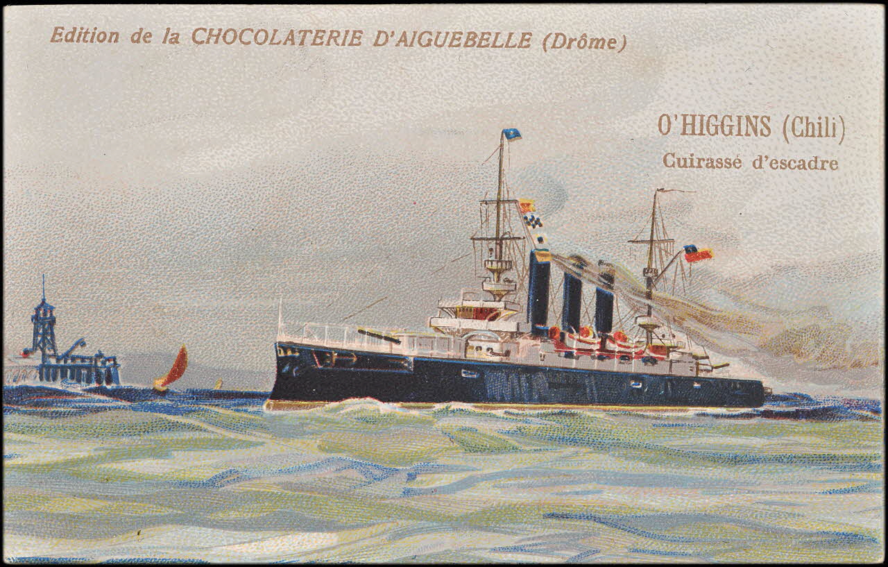 Edition de la Chocolaterie d'Aiguebelle carte réclame chromo 1883-1900 1996.40.398.7 Photo