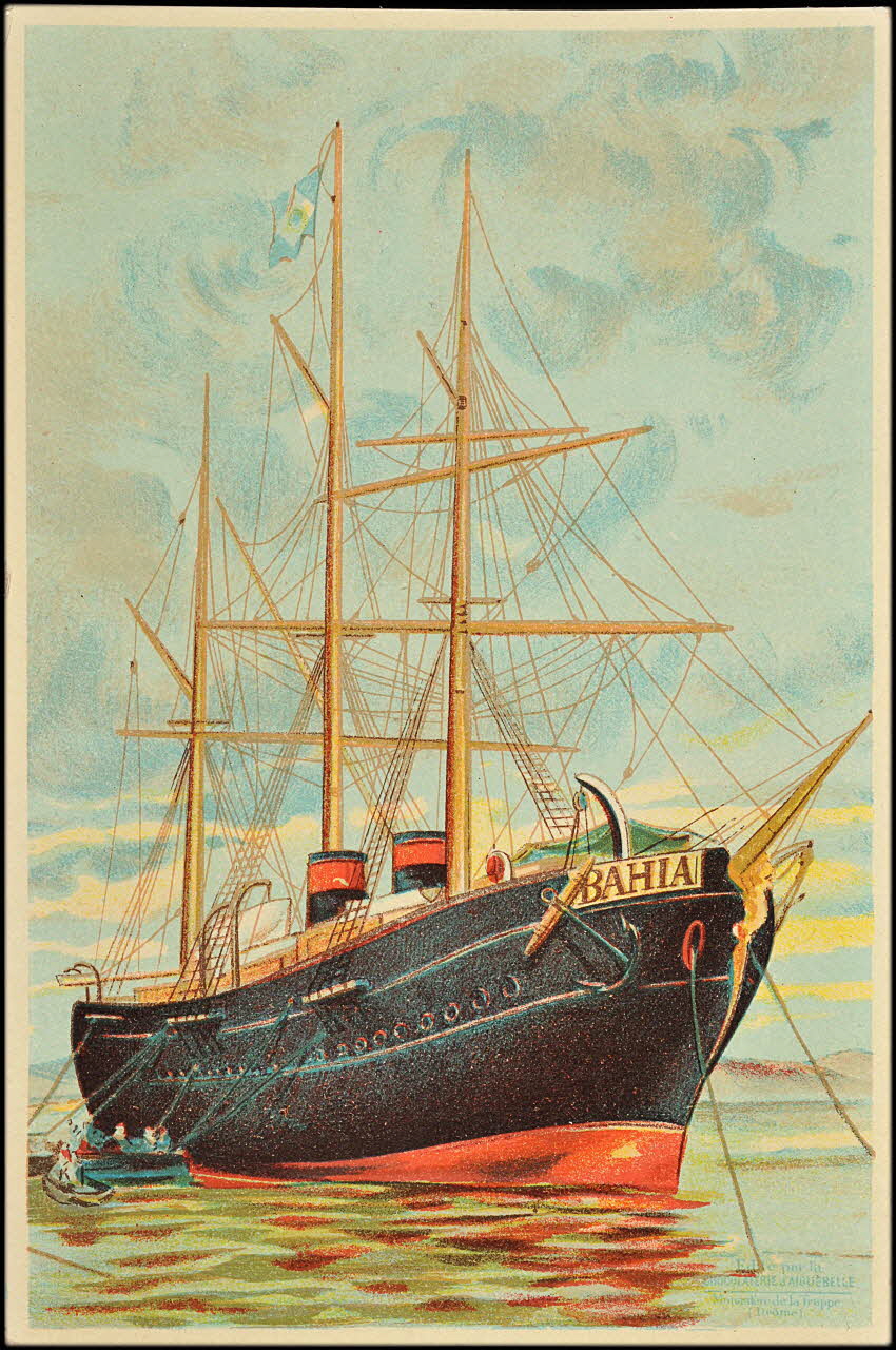 Edition de la Chocolaterie d'Aiguebelle carte réclame chromo 1883-1900 1996.40.399.1 Photo