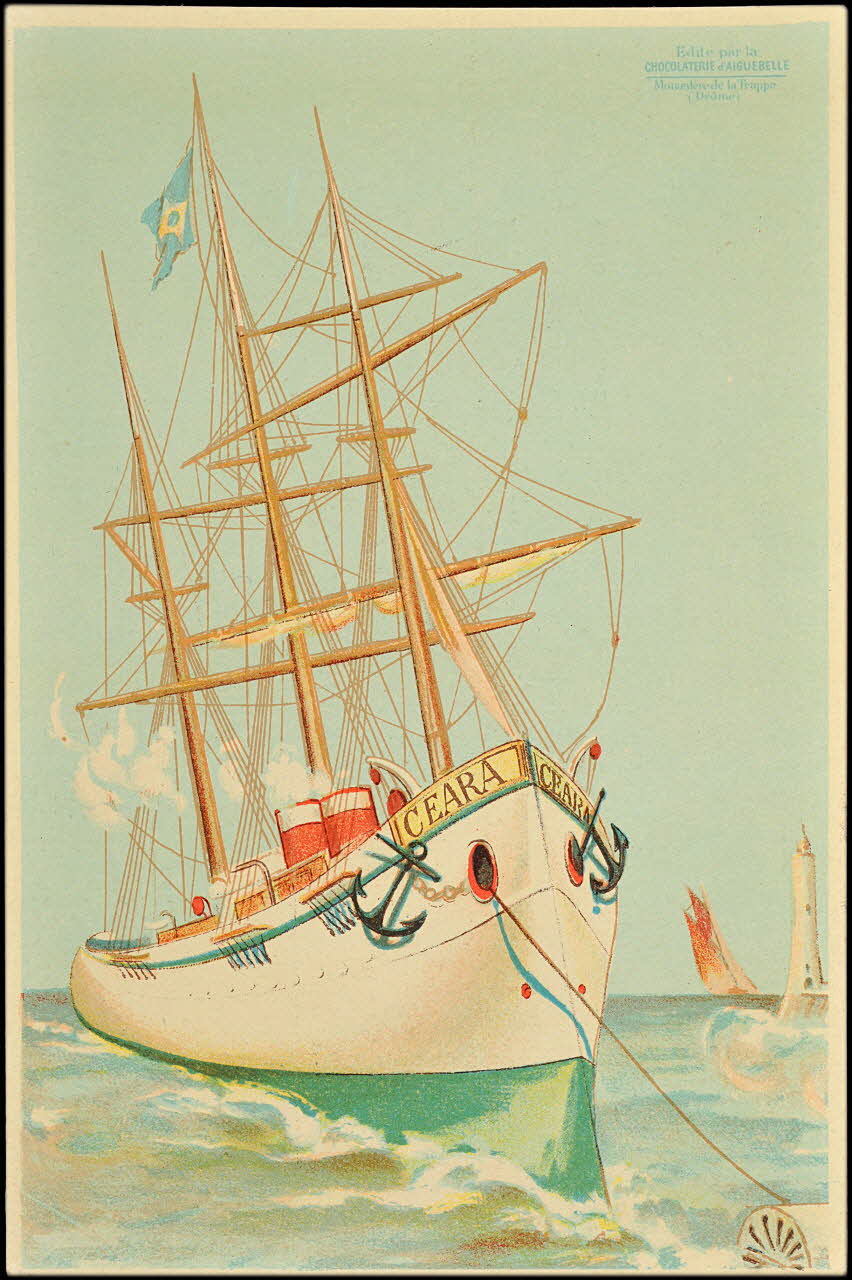 Edition de la Chocolaterie d'Aiguebelle carte réclame chromo 1883-1900 1996.40.399.2 Photo