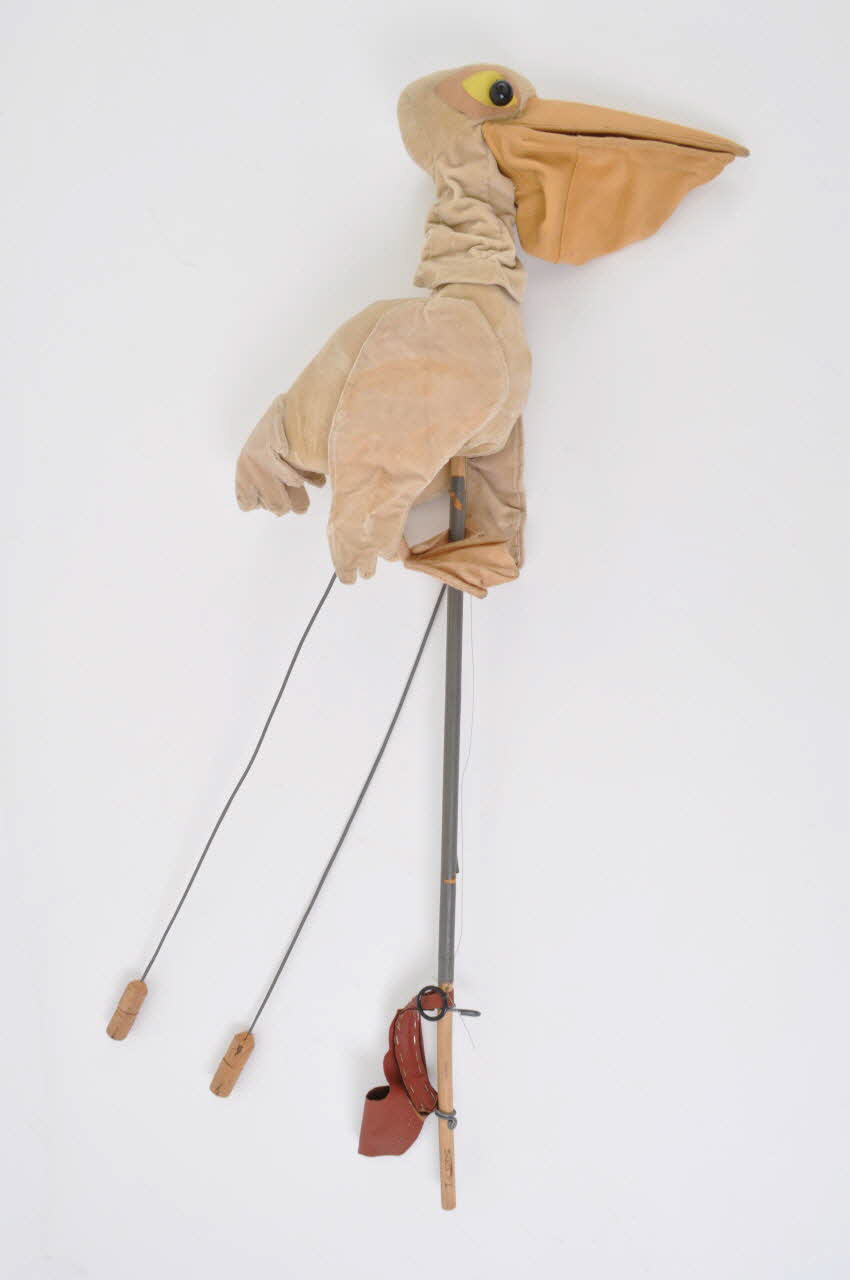 marionnette à tige et à tringles pélican 1963.177.83 Photo Mucem