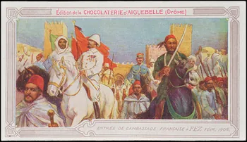Edition de la Chocolaterie d'Aiguebelle carte réclame chromo 1919 1996.40.407.4  Photo