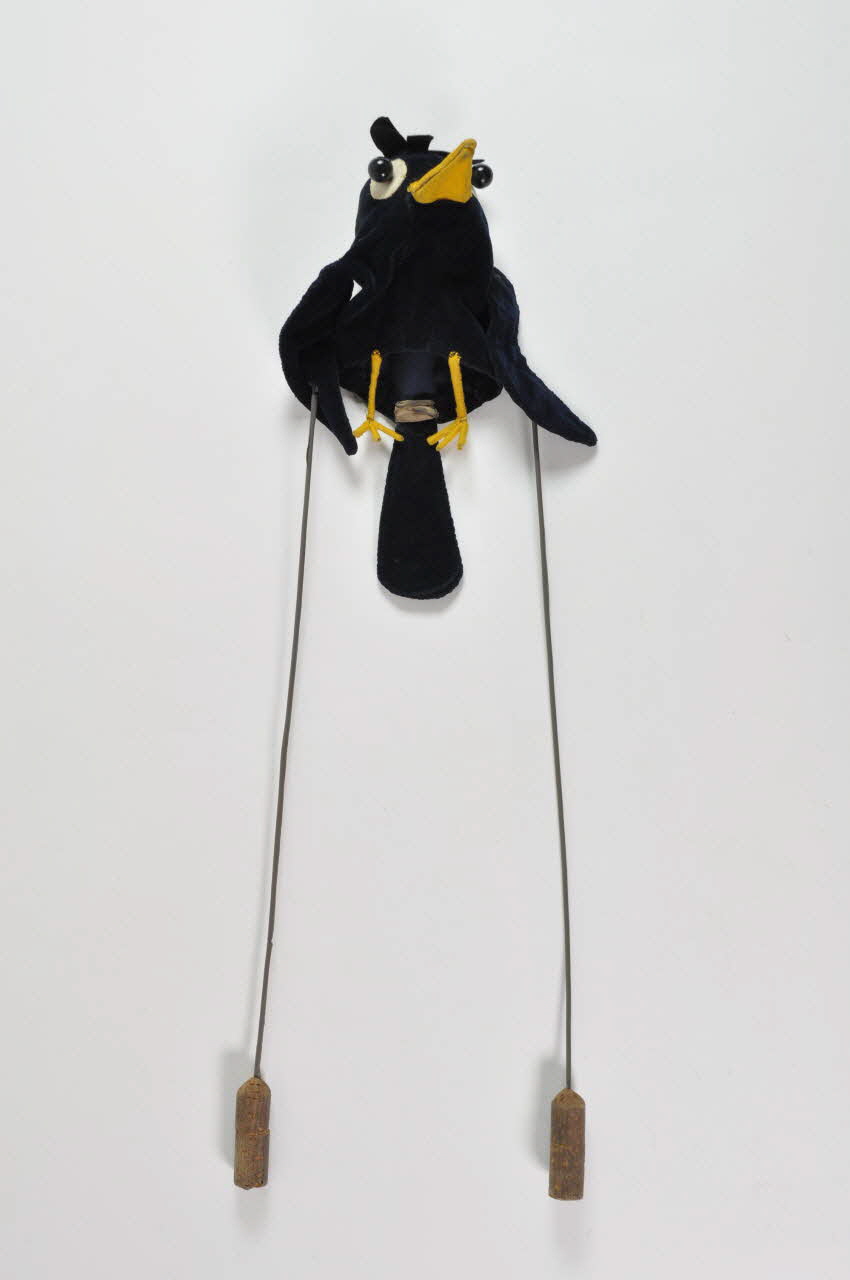 marionnette à tige et à tringles Totic  -  le merle 1963.177.84 Photo Mucem