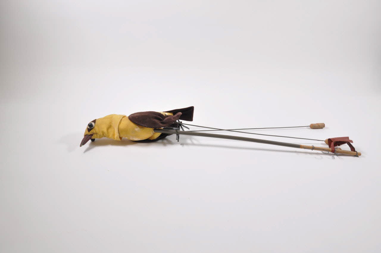 marionnette à tige et à tringles le loriot 1963.177.85 Photo Mucem