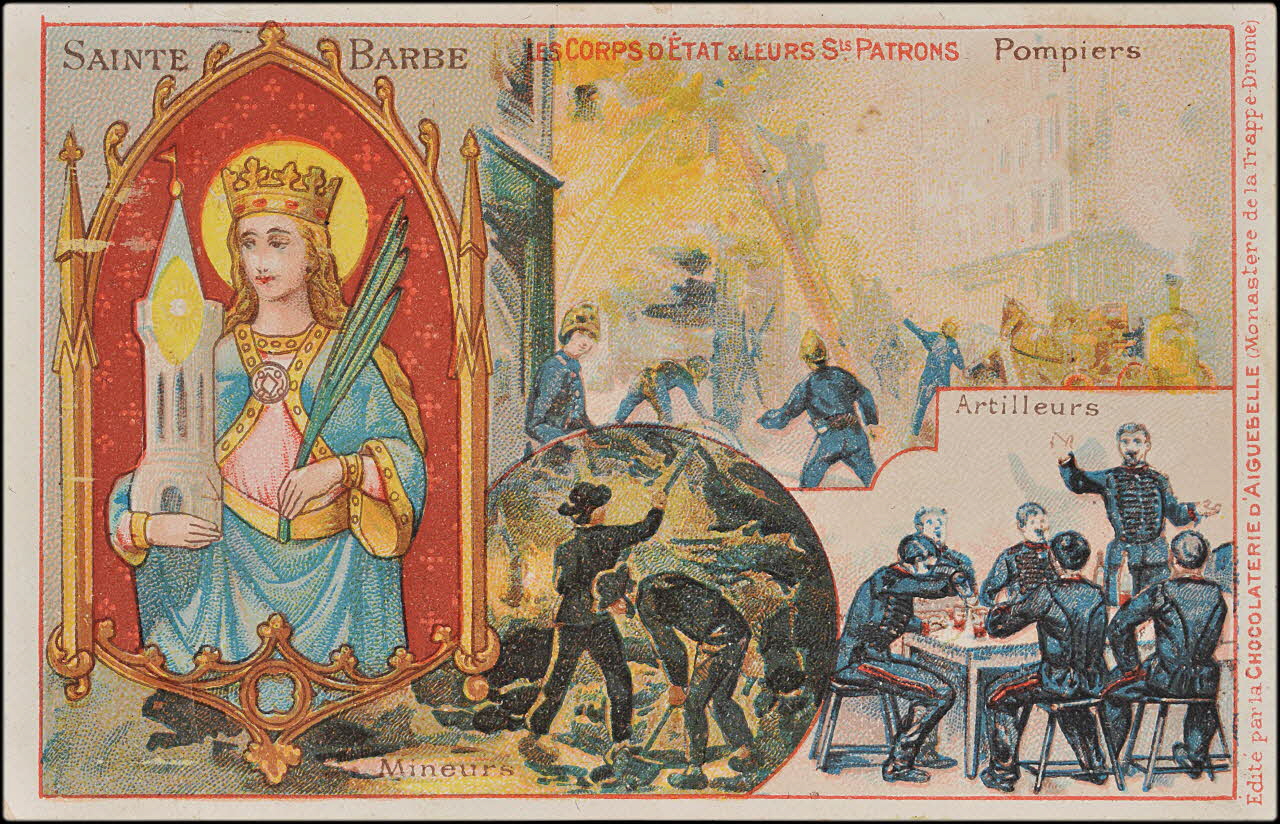 Edition de la Chocolaterie d'Aiguebelle carte réclame chromo France 1883-1900 1996.40.430.1 Photo