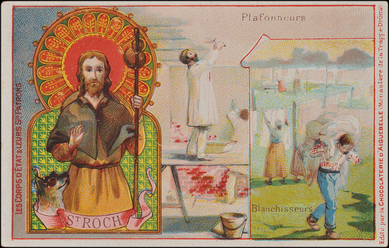 Edition de la Chocolaterie d'Aiguebelle carte réclame chromo France 1883-1900 1996.40.430.4 Photo