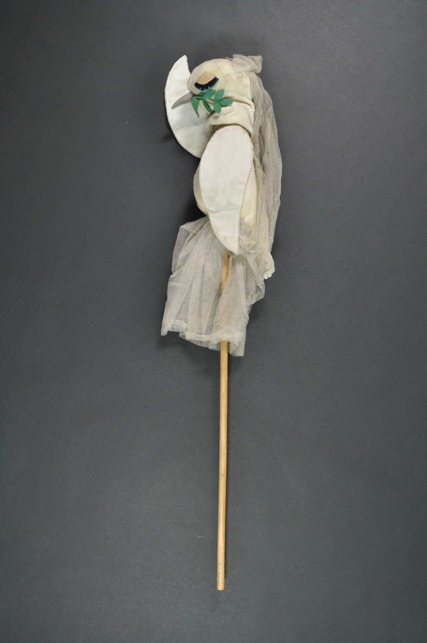marionnette à tige la colombe 1963.177.87 Photo Mucem