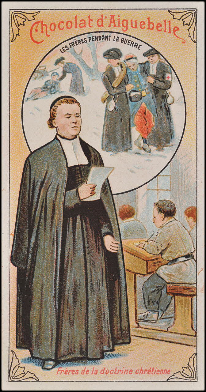 Edition de la Chocolaterie d'Aiguebelle carte réclame chromo 1900-1919 1996.40.432.6 Photo