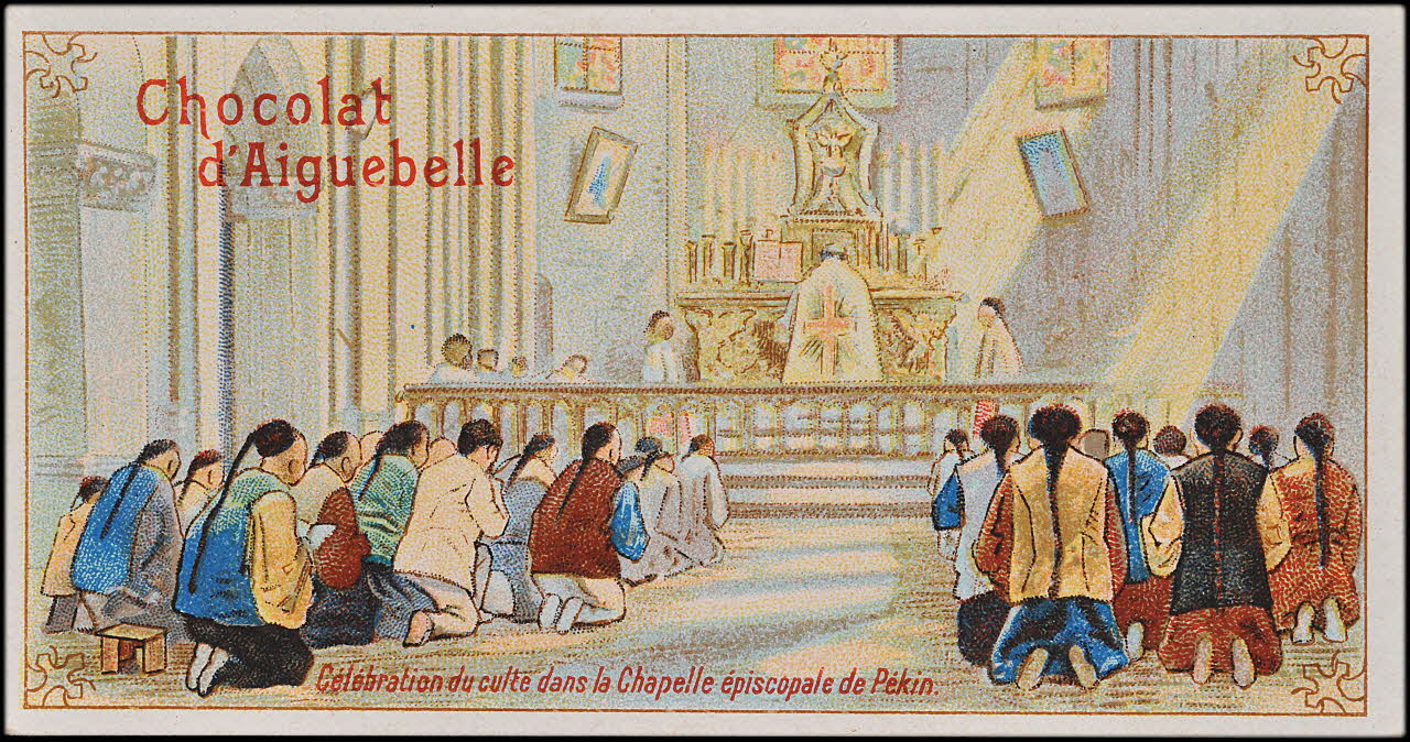 Edition de la Chocolaterie d'Aiguebelle carte réclame chromo 1900-1919 1996.40.433.1 Photo