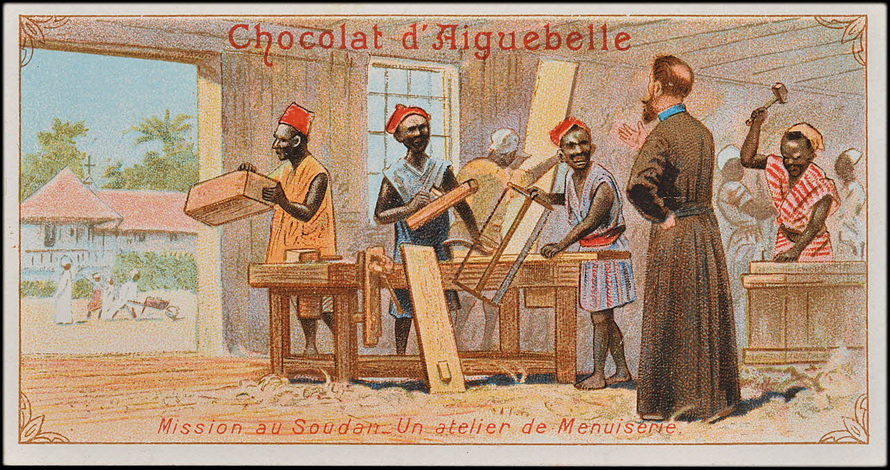 Edition de la Chocolaterie d'Aiguebelle carte réclame chromo 1900-1919 1996.40.433.4 Photo