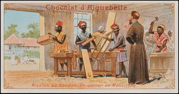 Edition de la Chocolaterie d'Aiguebelle carte réclame chromo 1900-1919 1996.40.433.4  Photo