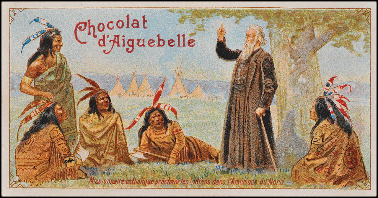 Edition de la Chocolaterie d'Aiguebelle carte réclame chromo 1900-1919 1996.40.433.5 Photo